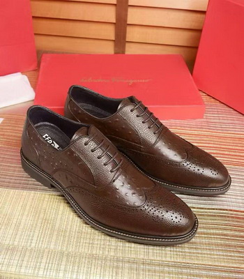 Salvatore Ferragamo Business Men Shoes--098